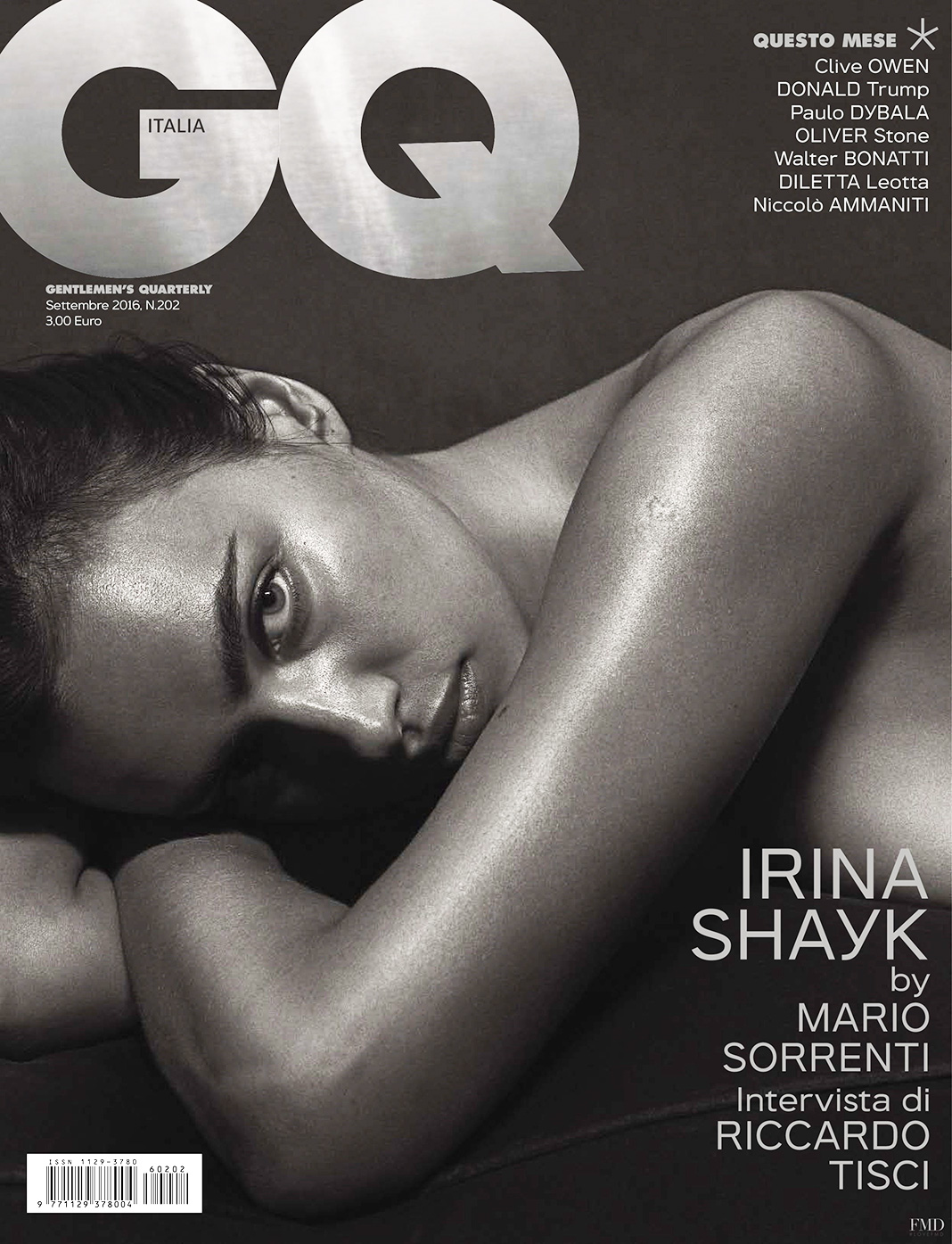 Ирина Шейк на обложке журнала GQ Italy