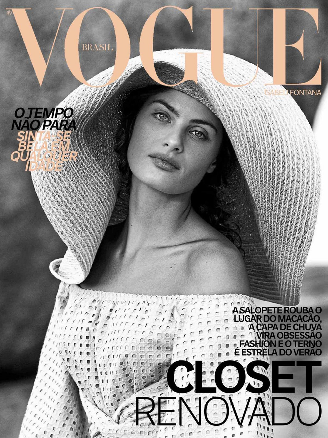 На обложке журнала Vogue Brazil, октябрь 2017 г.