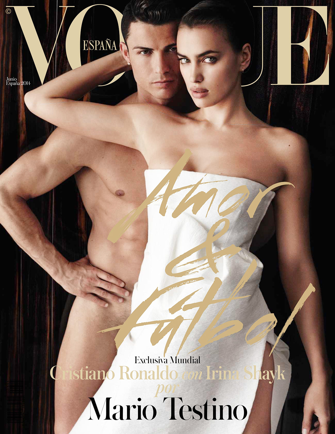 Криштиану Роналду, Ирина Шейк на обложке журнала Vogue España