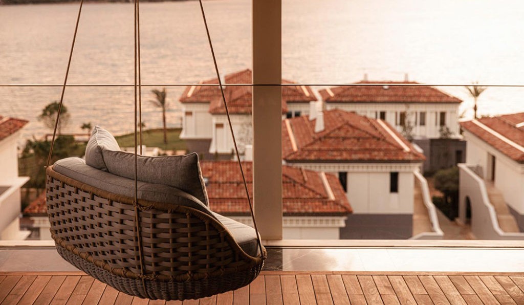 Балкон в Люксе Suite One на курорте One&Only Portonovi