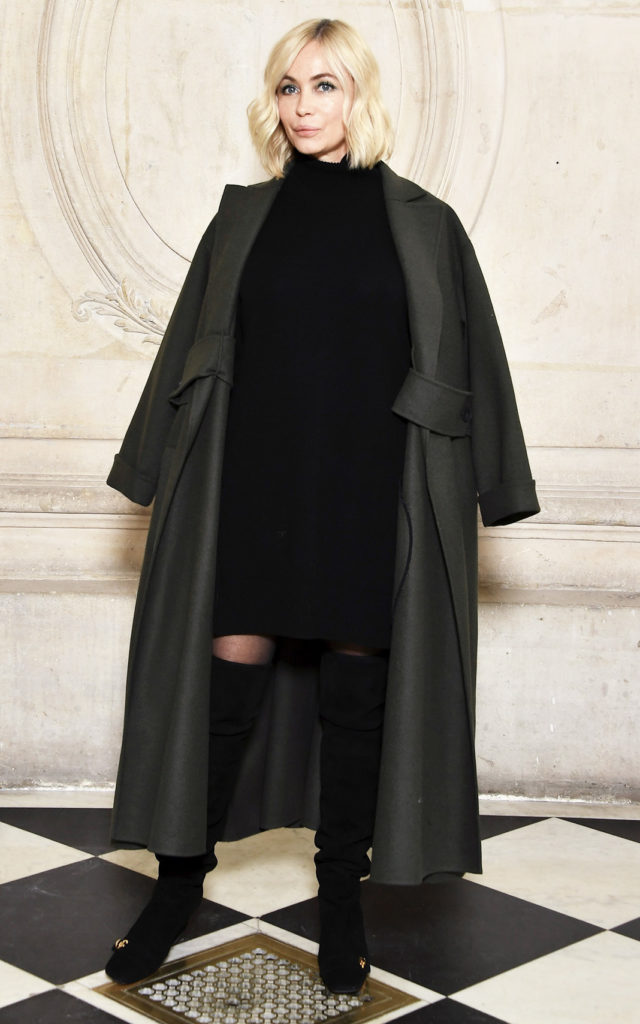 Эммануэль Беар на шоу Christian Dior Womenswear Весна/Лето 2018 в рамках Недели моды в Париже, 26 сентября 2017 г.