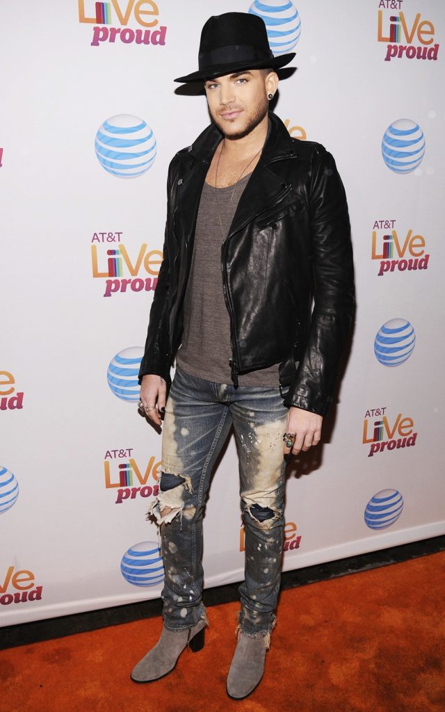 Адам Ламберт на AT&T Live Proud в Нью-Йорке, 13 октября 2014 г.