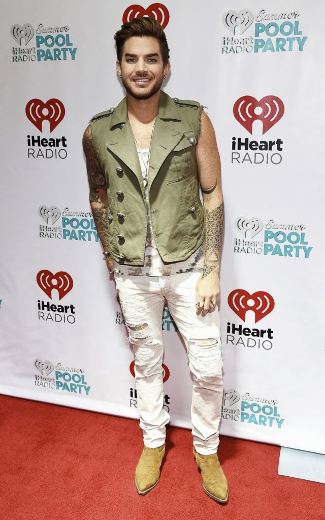Адам Ламберт на вечеринке iHeartRadio в Лас-Вегасе, 30 мая 2015 г.