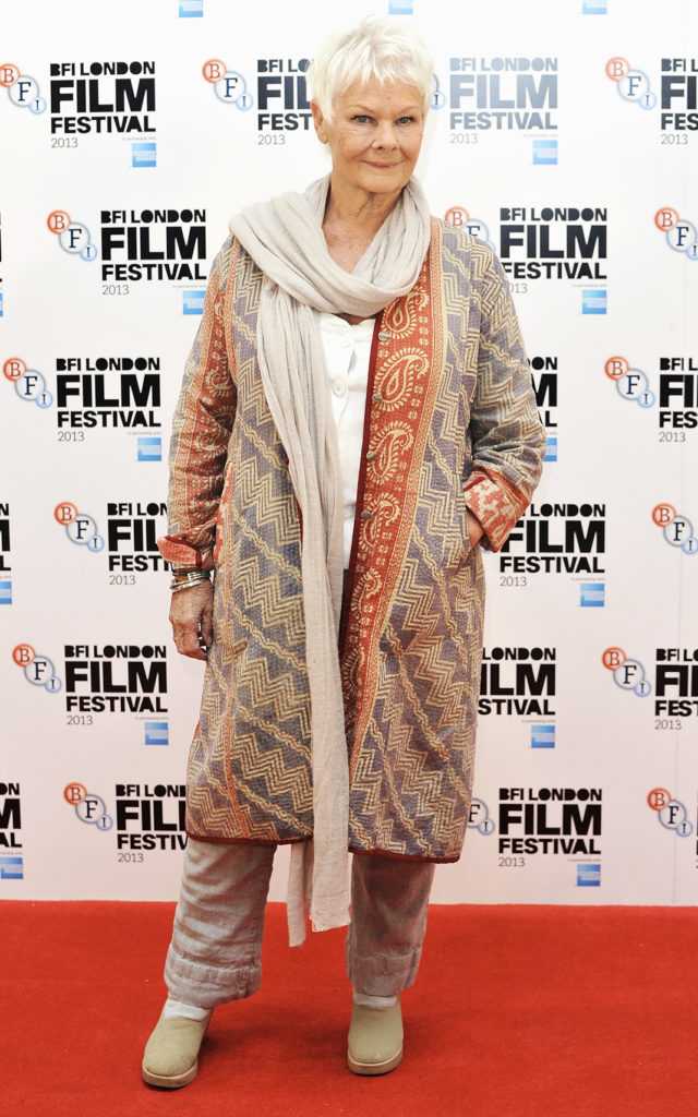 Джуди Денч на фотоколле к фильму «Филомена» в рамках 57-го Лондонского кинофестиваля BFI, 16 октября 2013 г.
