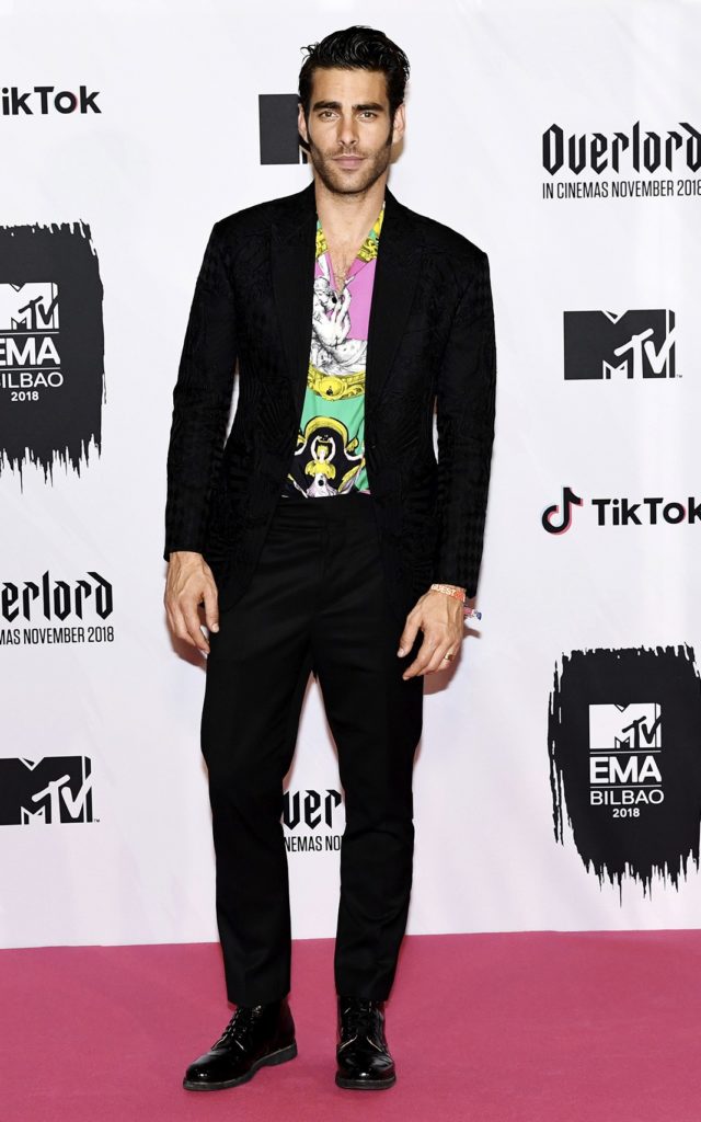 Джон Кортахарена в зале победителей MTV EMAs 2018 в Бильбао, Испания, 4 ноября 2018 г.