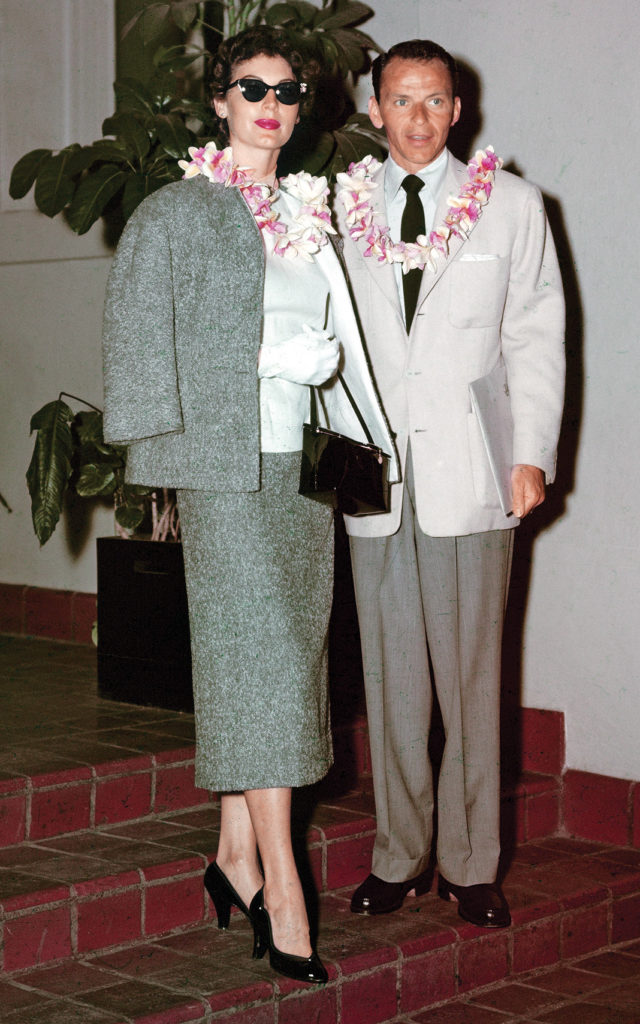 Ава Гарднер, Фрэнк Синатра во время визита на Гавайи, 1950-е г.