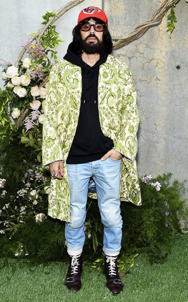 Алессандро Микеле на вечеринке в честь запуска аромата Gucci Bloom в Нью-Йорке, 2 мая 2017 г.