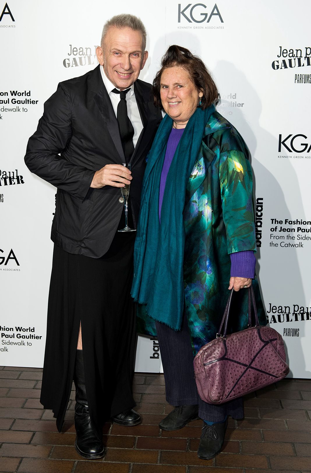 Сьюзи Менкес и Жан Поль Готье на «The Fashion World Of Jean Paul Gaulthier».