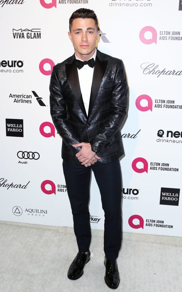 Актер Колтон Хейнс на 23-й церемонии награждения Фонда Элтона Джона, по борьбе со СПИДом.