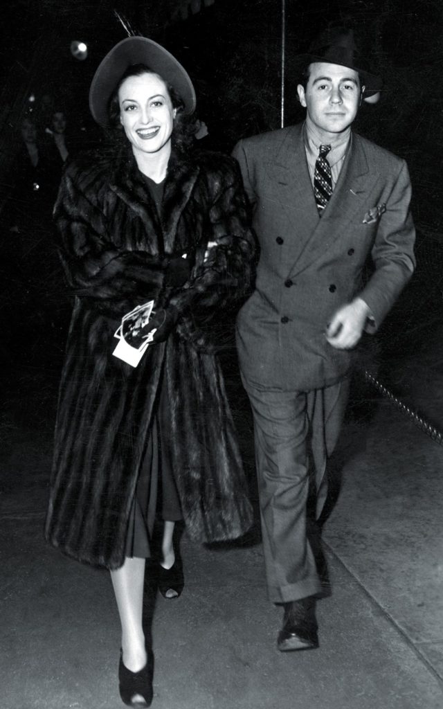 Американская киноактриса Джоан Кроуфорд и актер Чарльз Мартин.