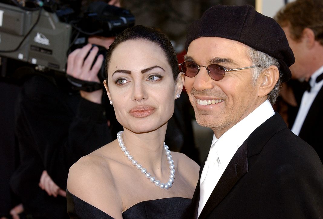 Анджелина Джоли и Билли Боб Торнтон на 59-й церемонии вручения премии «Золотой глобус»