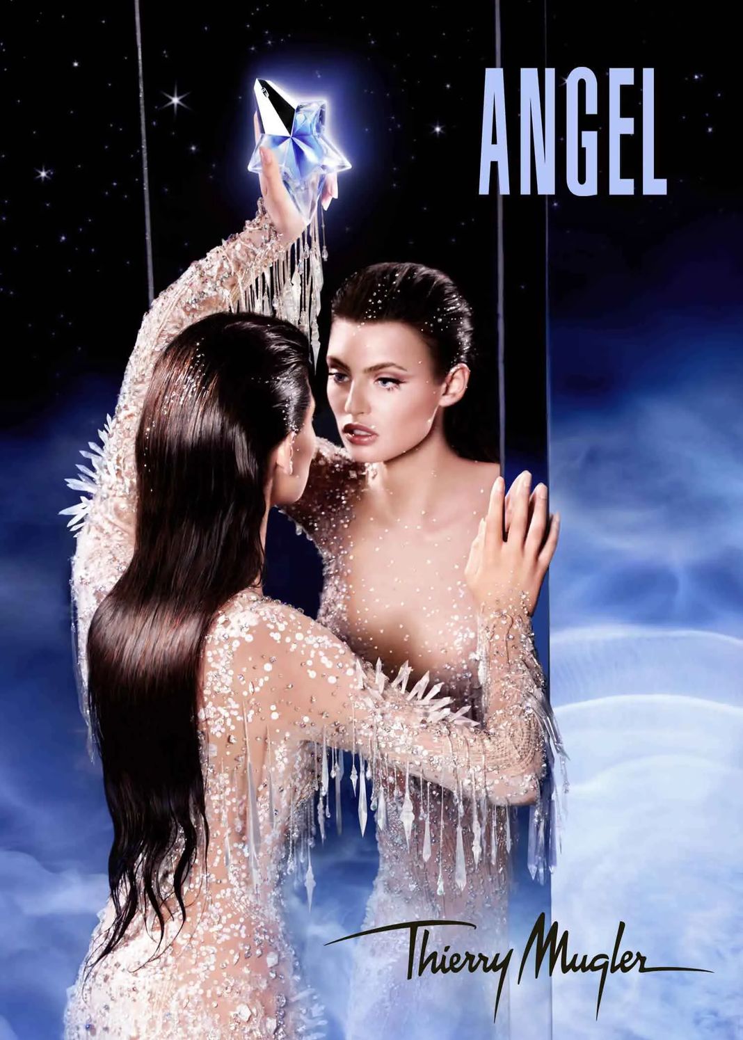Бьянка Балти в рекламной кампании аромата Angel Mugler