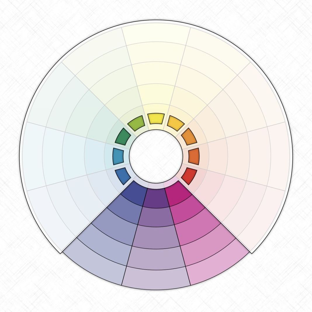 Цветовая схема из приложения Color Wheel look 1