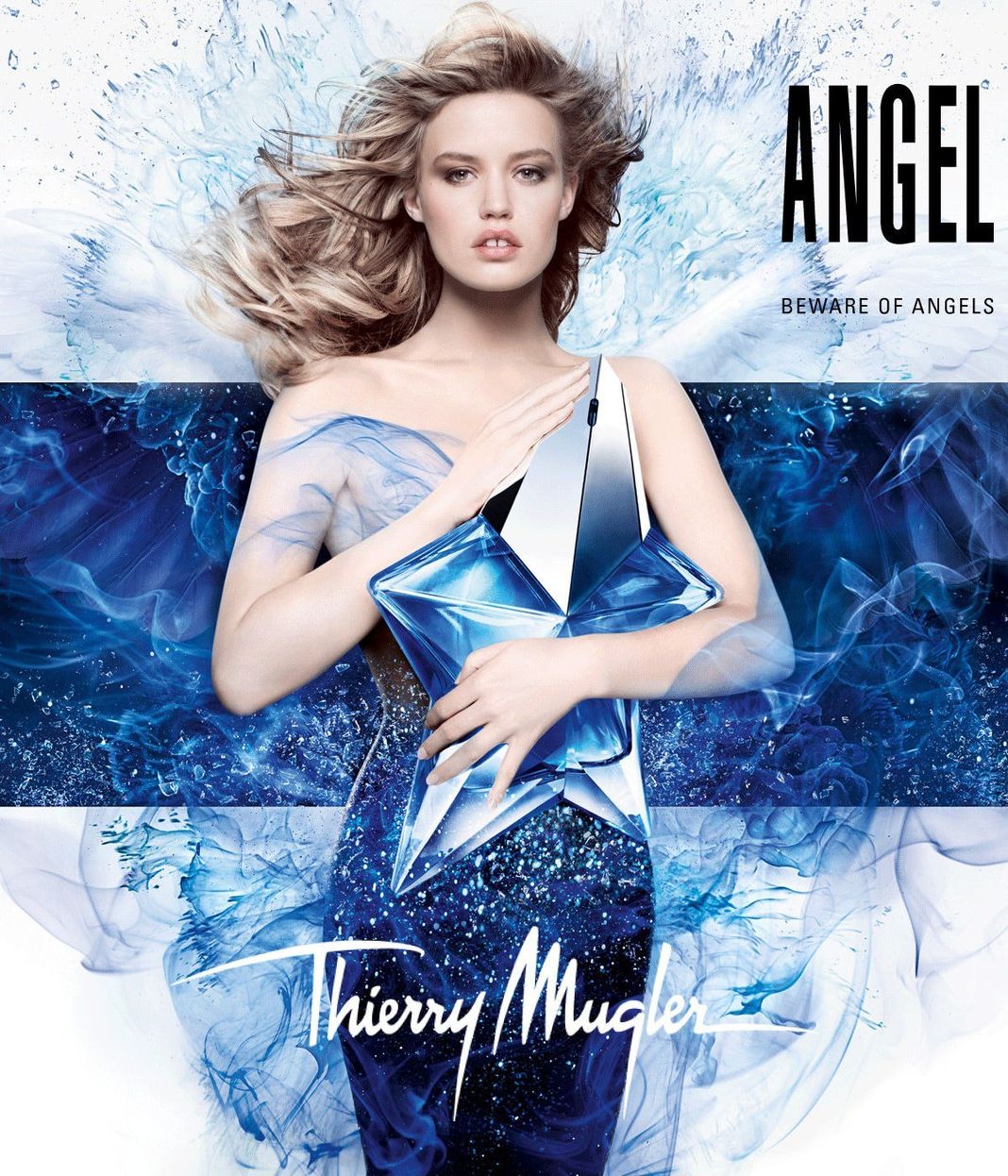 Джорджия Мэй Джаггер в рекламной кампании аромата Angel Mugler