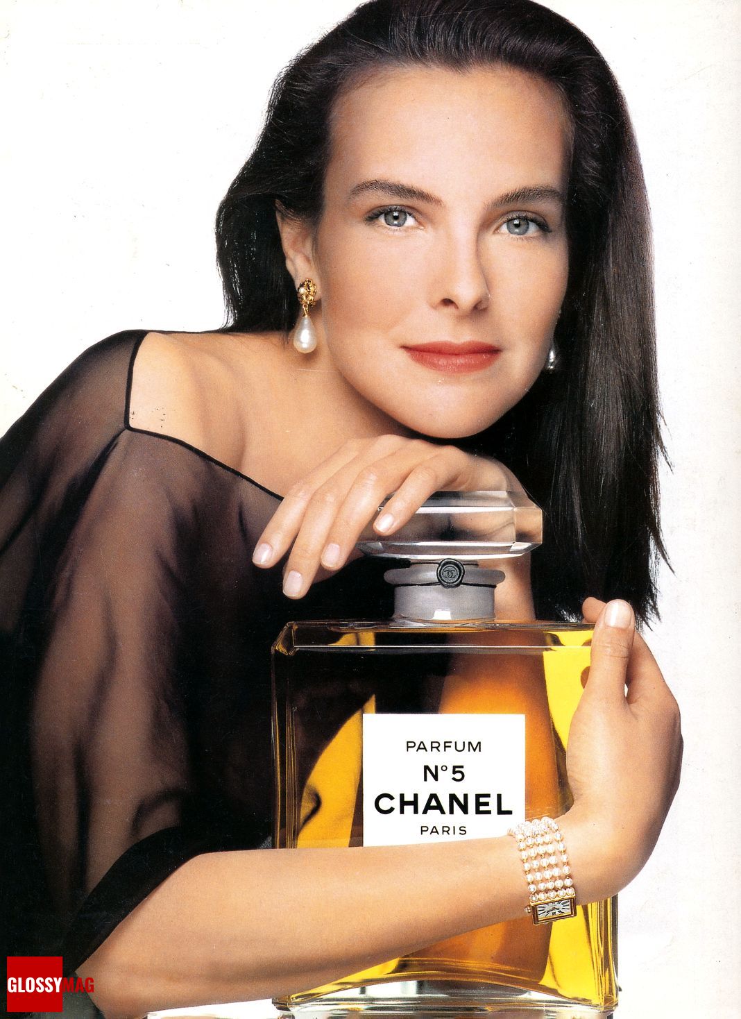Кароль Буке в рекламной кампании Chanel N°5
