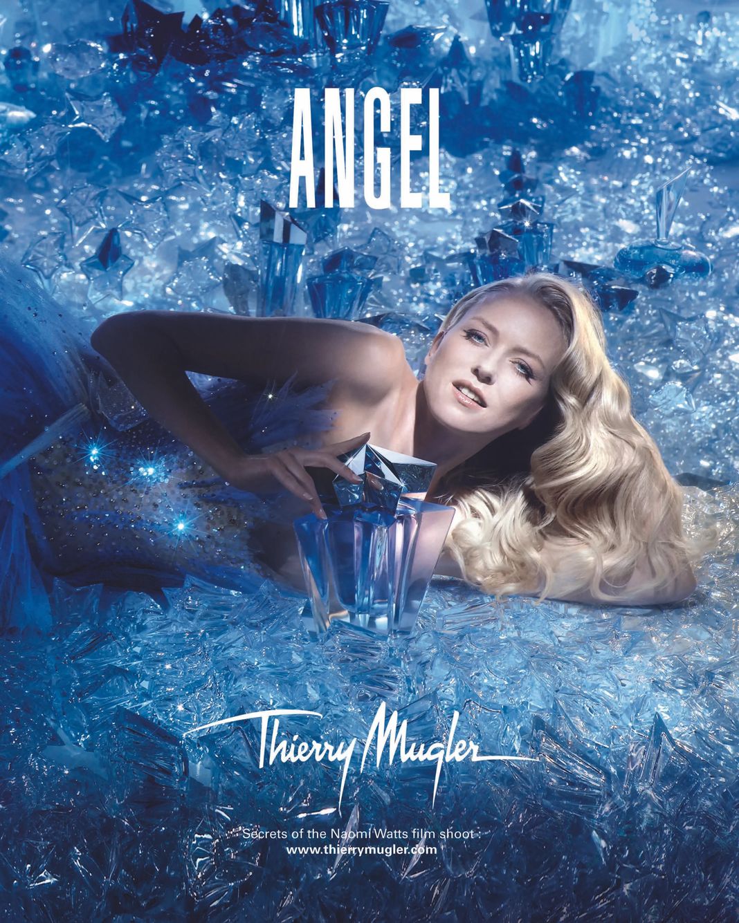 Наоми Уоттс в рекламной кампании аромата Angel Mugler