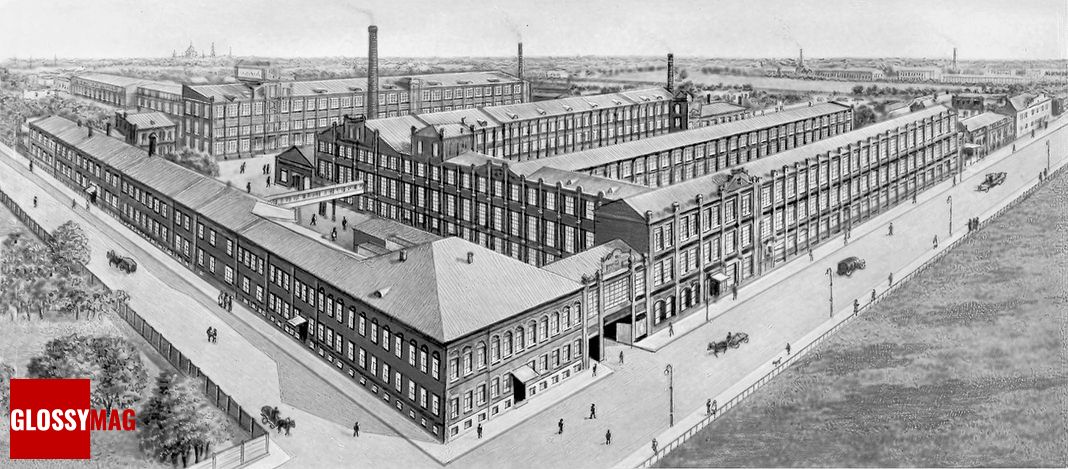 Вид на главное здание фабрики