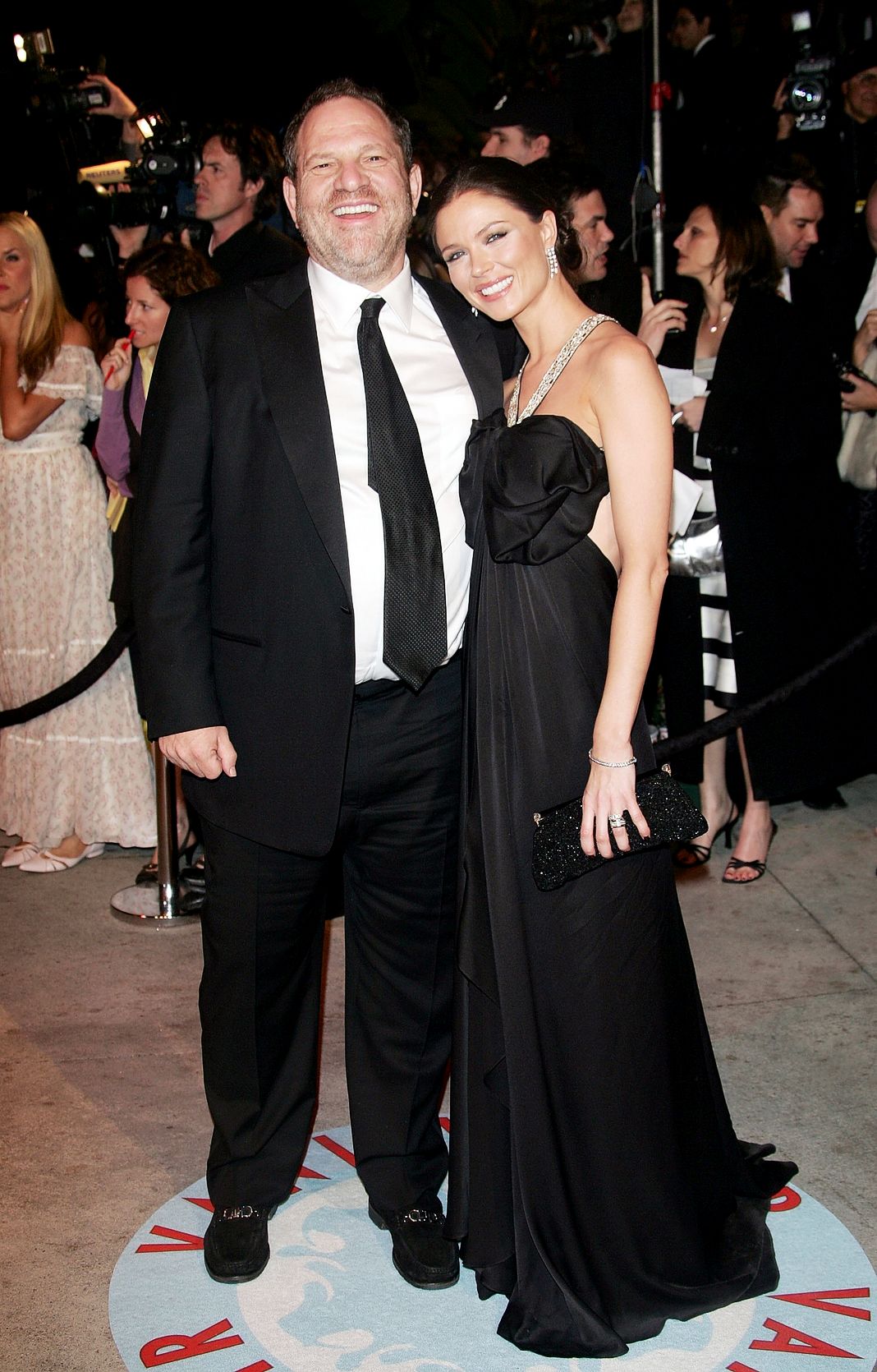 Харви Вайнштейн и Джорджина Чапман на вечеринке Vanity Fair Oscar Party
