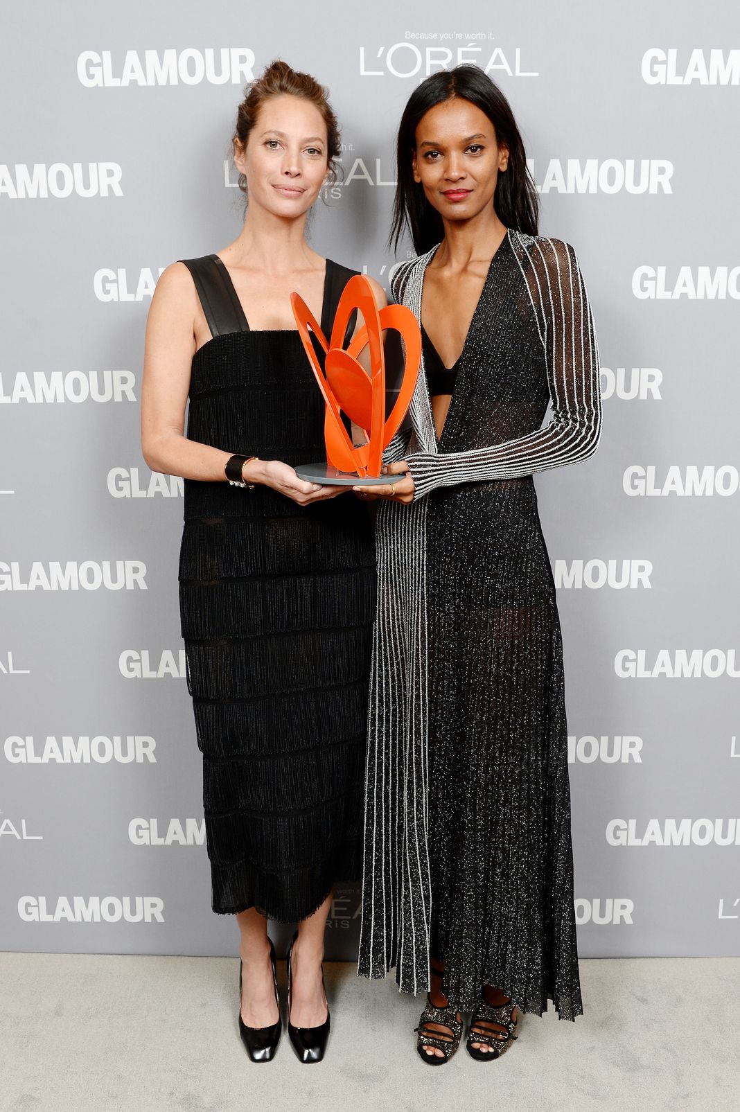 Кристи Тарлингтон Бернс и Лия Кебеде на 23-й ежегодной церемонии вручения награды "Женщина года"