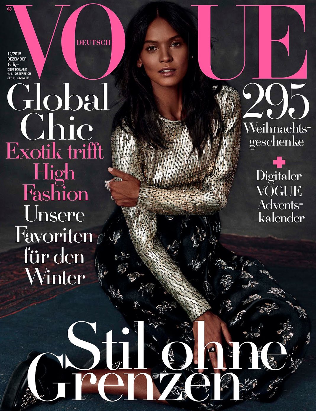 На обложке журнала Vogue Deutsch.