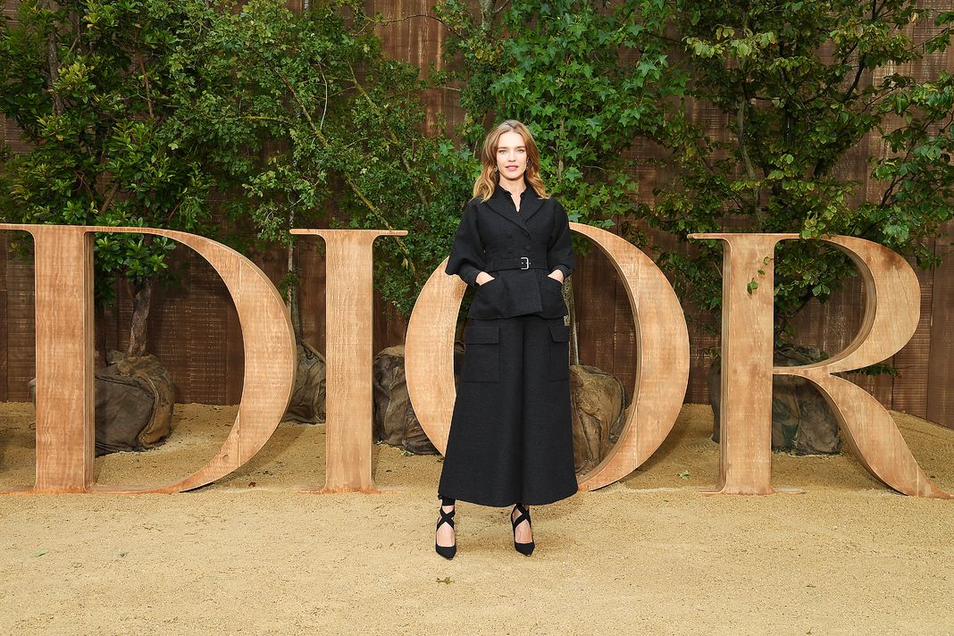 Наталья Водянова на показе Christian Dior Womenswear в рамках Недели моды.