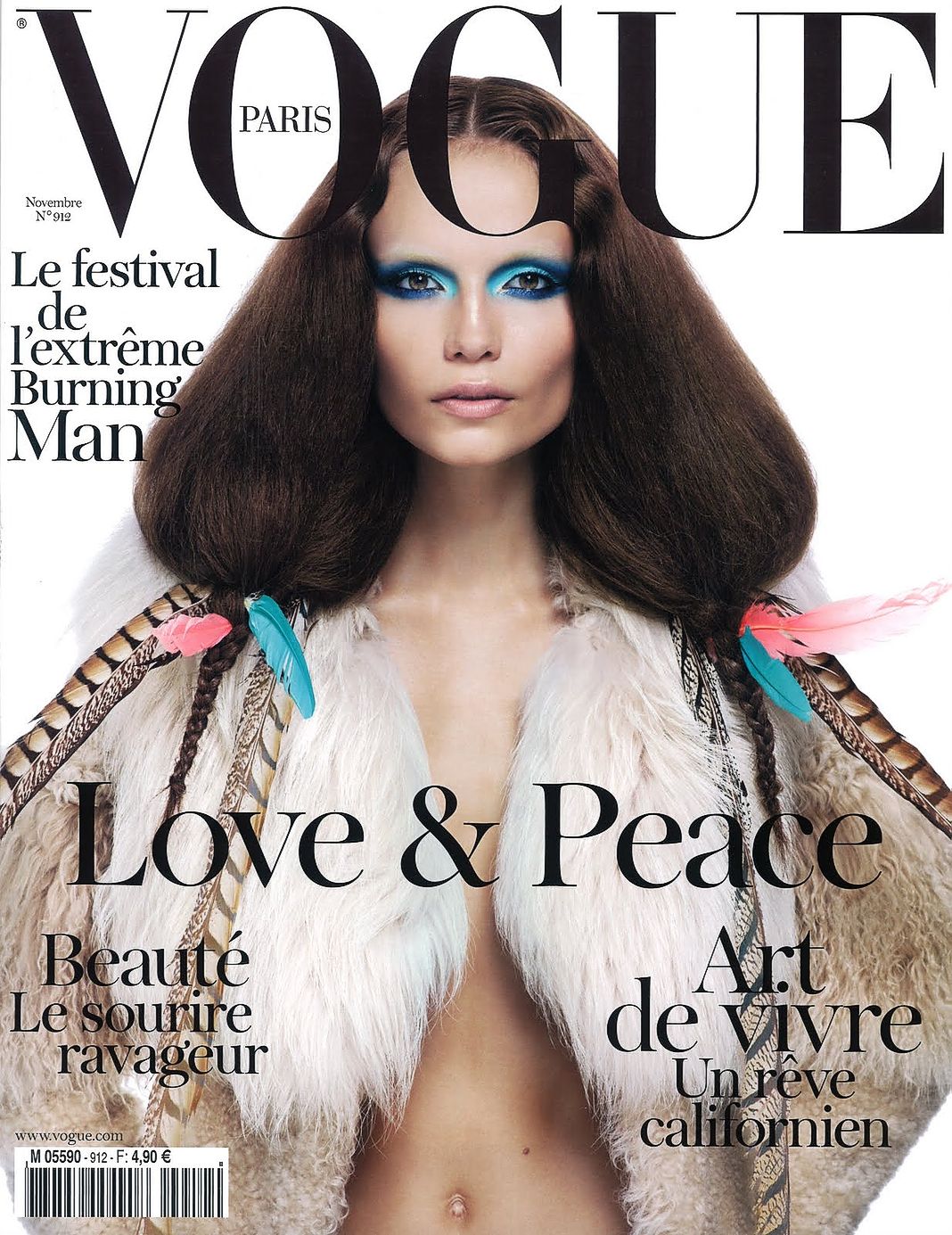 На обложке журнала Vogue Paris, фотография Марио Сорренти