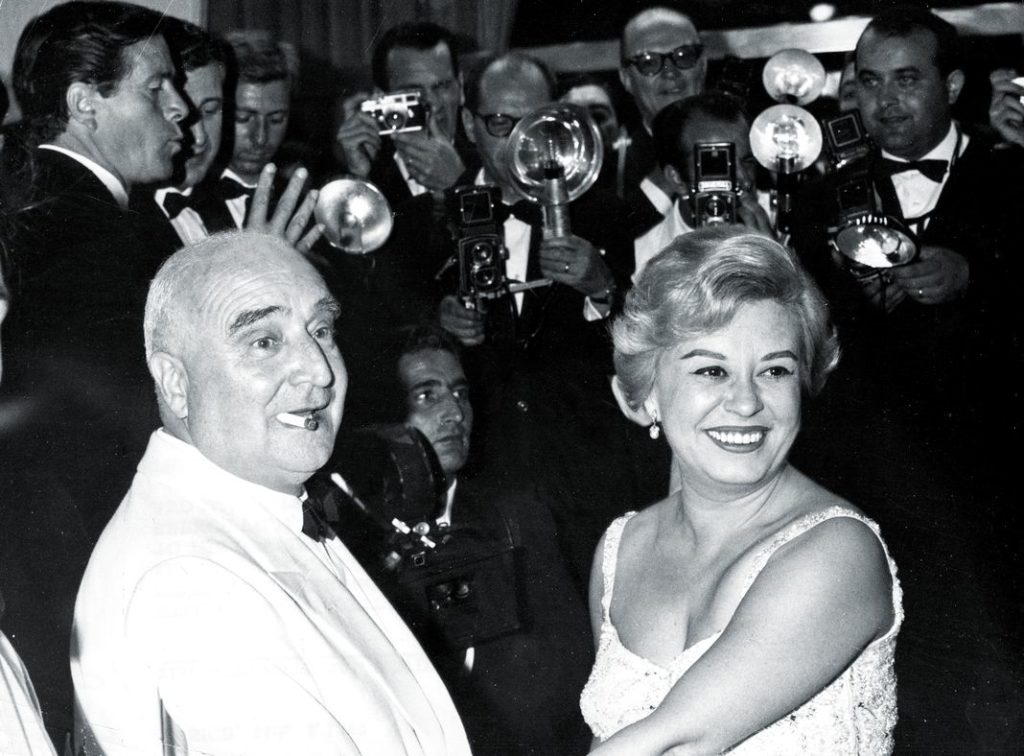 Анджело Риццоли, Джульетта Мазина на 21-м Венецианском международном кинофестивале, 24 августа 1960 г.