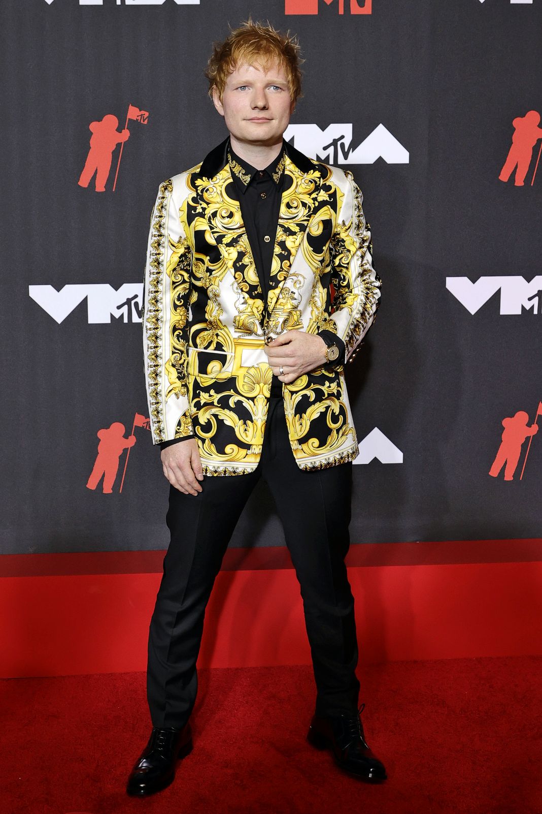 Эд Ширан на церемонии вручения премий MTV Video Music Awards 2021
