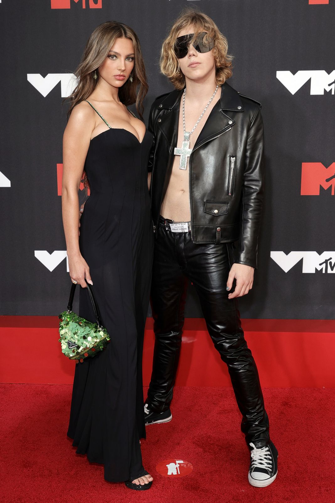 Катарина Деме, Кид Ларой (The Kid Laroi) на церемонии вручения премий MTV Video Music Awards 2021