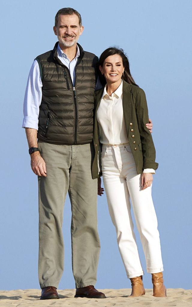 Король Испании Фелипе VI и королева Летиция посещают национальный парк Доньяна во время празднования 50-летия национального парка в Альмонте, 14 февраля 2020 г.