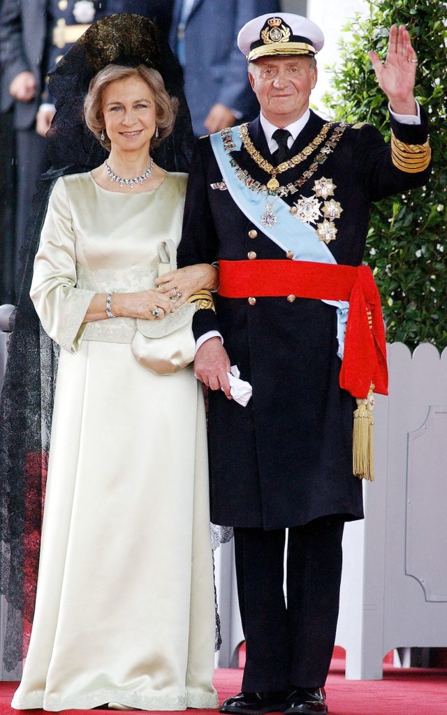Король Испании Хуан Карлос и королева София
