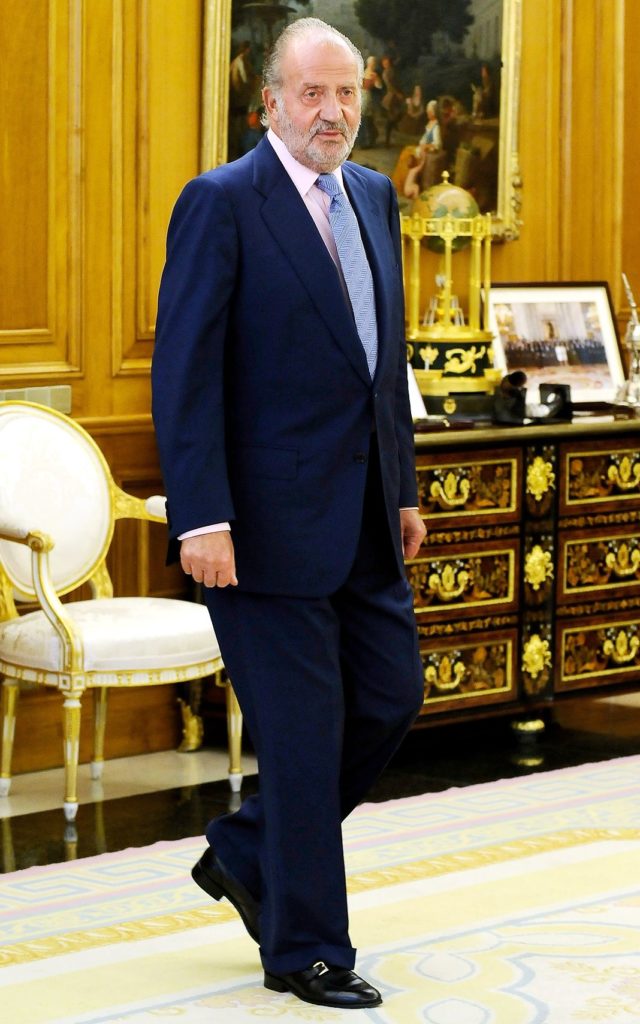 Король Испании Хуан Карлос во дворце Сарсуэла