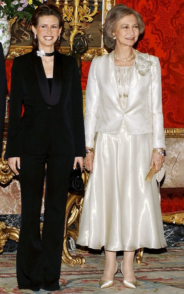 Королева Испании София и Асма аль-Асад