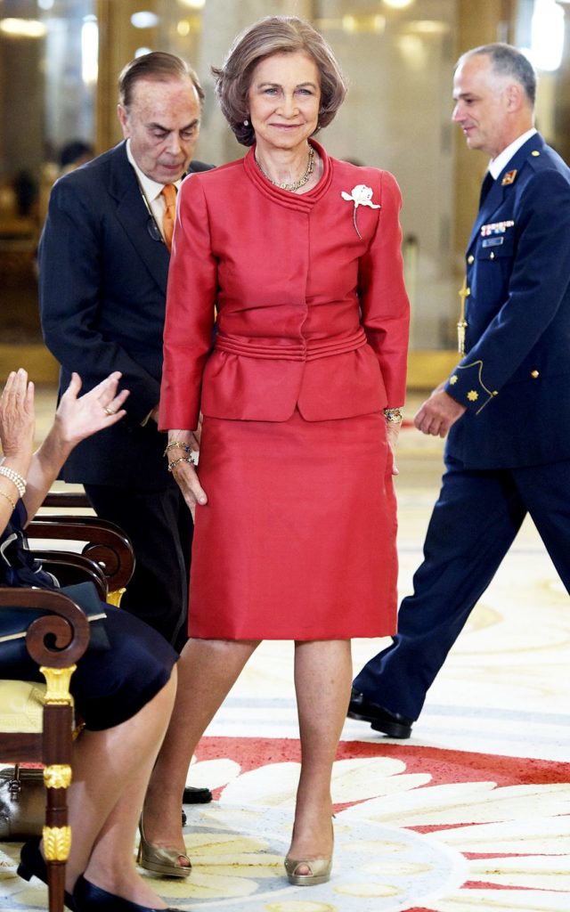 Королева Испании София на церемонии закрытия Академического года