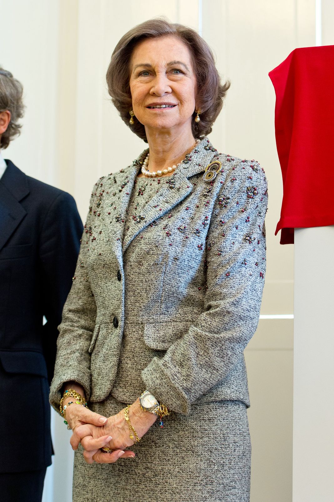 Королева Испании София принимает участие в открытии библиотеки Института королевы Софии Сервантес