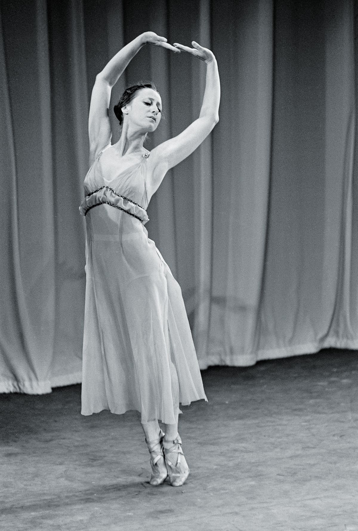 Майя Плисецкая в составе Большого театра в Королевском фестивальном зале