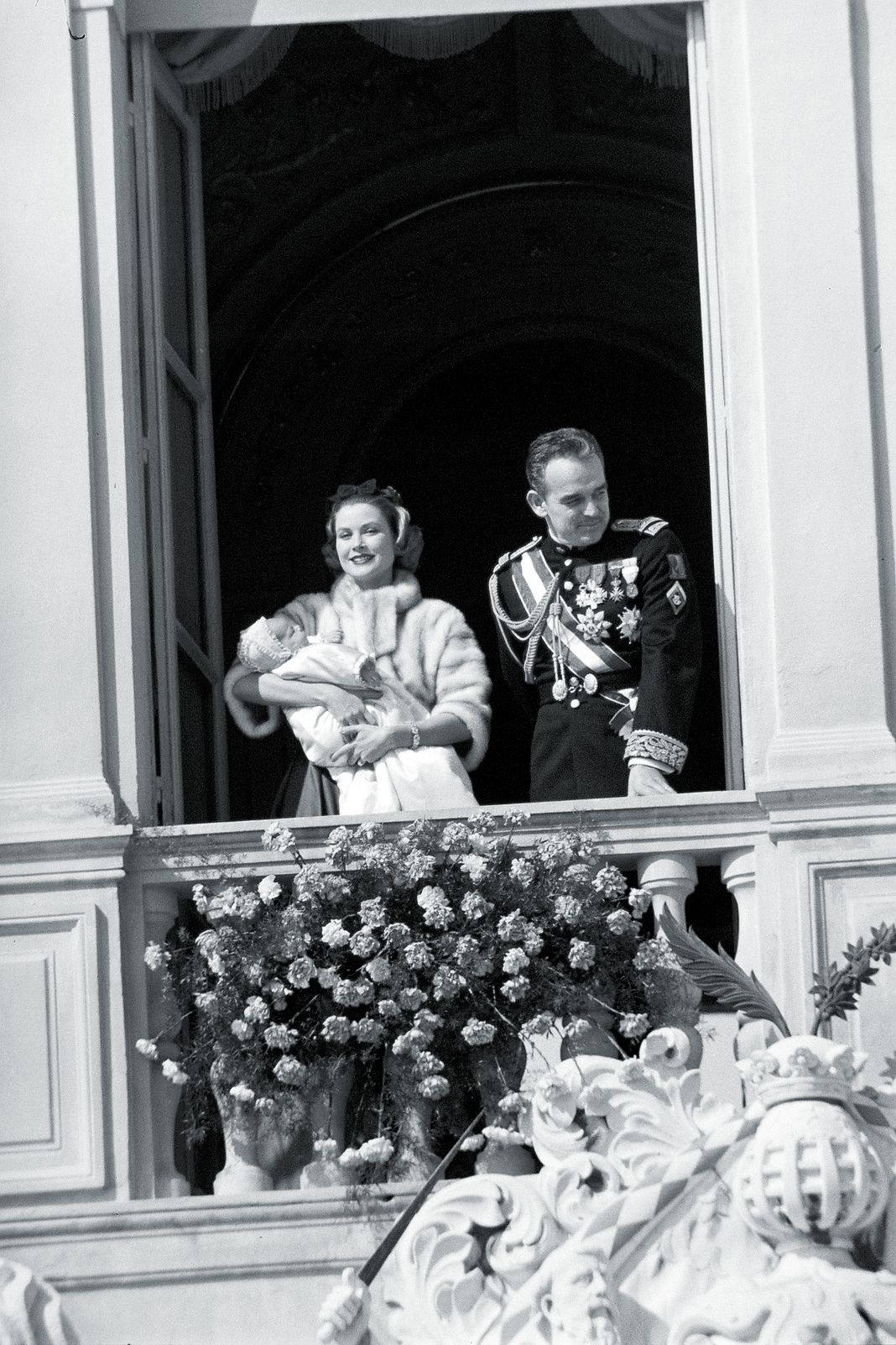 Принц Райнер, принцесса Грейс и принцесса Каролина