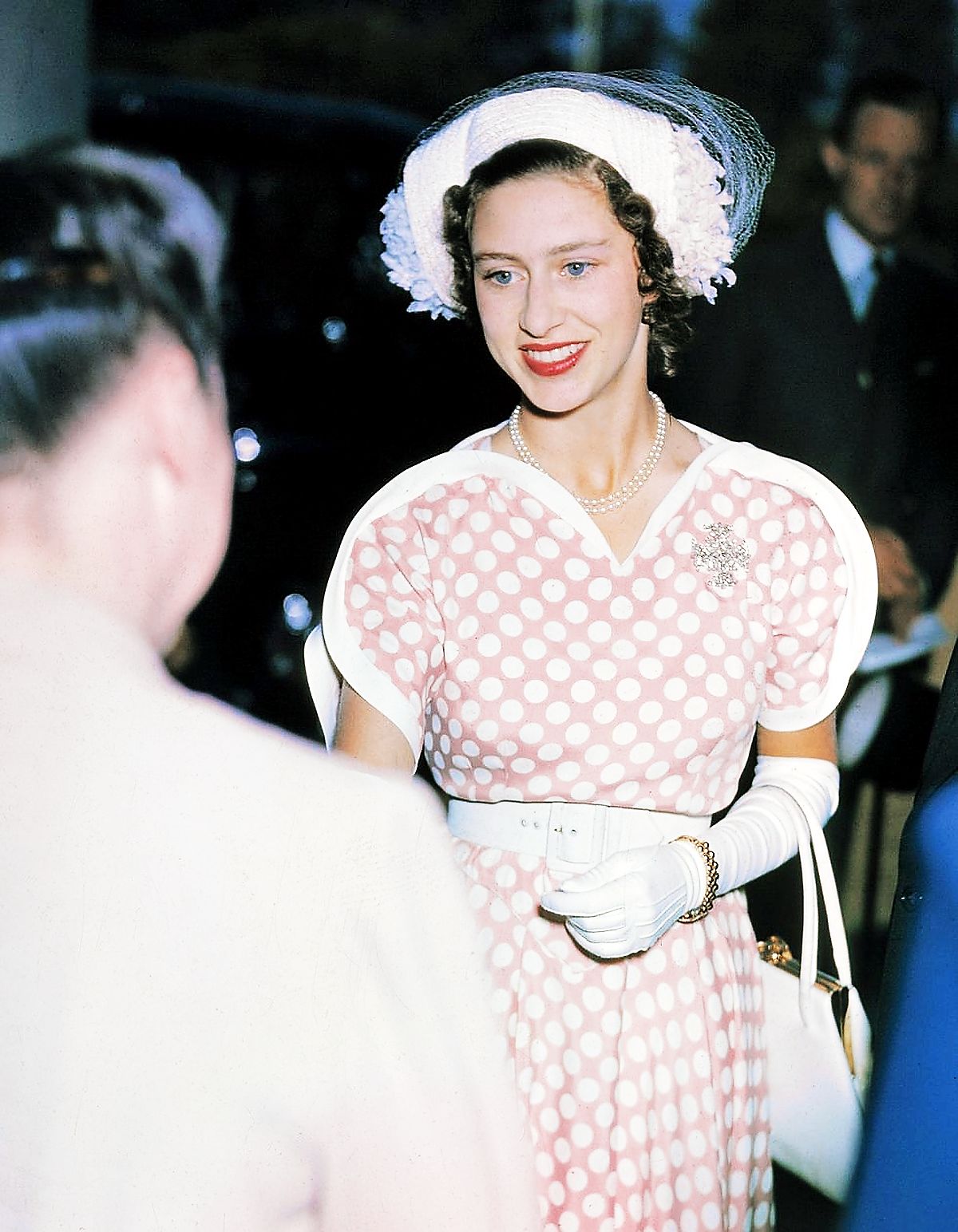 Принцесса провела церемонию повторного открытия Женского учебного колледжа для учителей начальной школы в Эйвери-Хилл после реконструкции, Этам, 5 августа 1949 г.