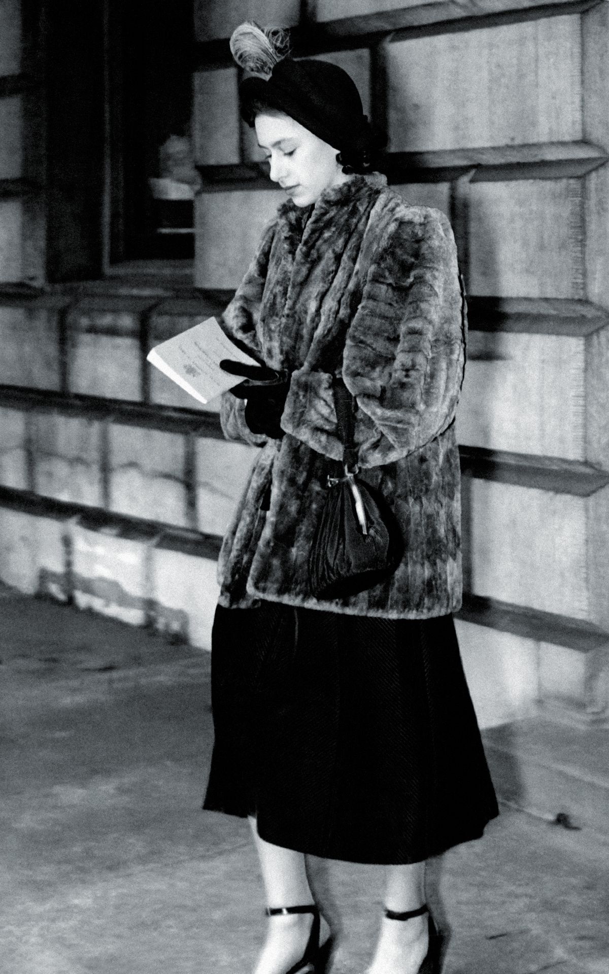 Принцесса Маргарет в Лондоне, 11 февраля 1949 г.