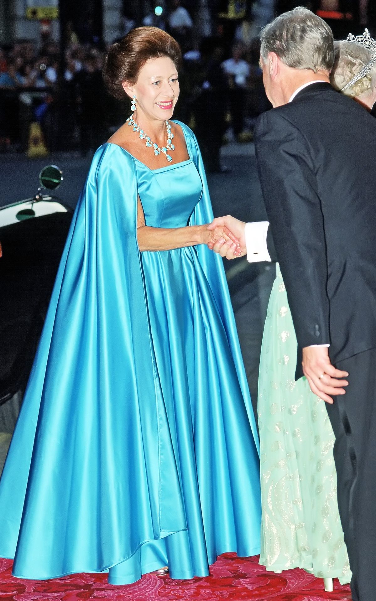 Принцесса Маргарет в лондонском Палладиуме на праздновании 90-летия Королевы-Матери, 19 июля 1990 г.
