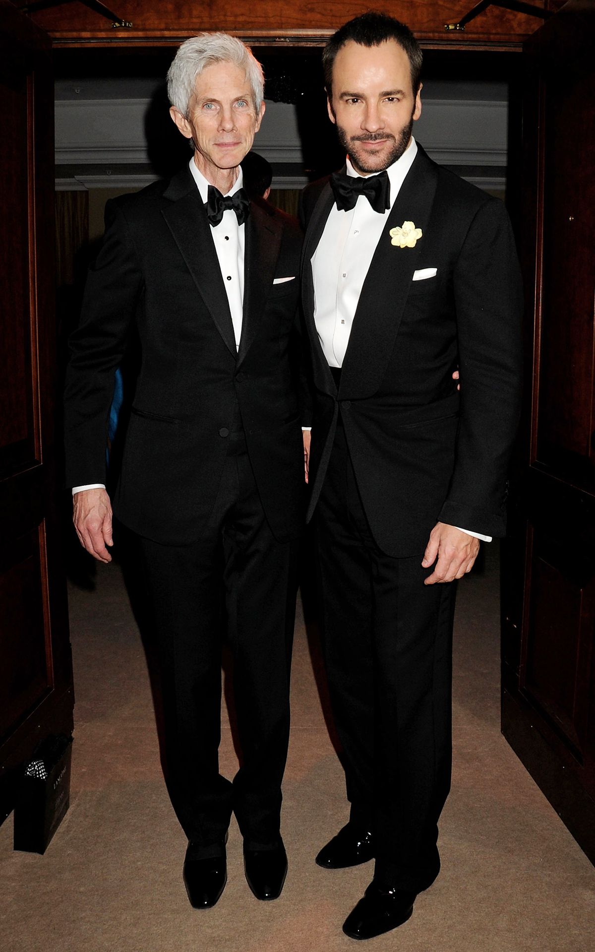 Ричард Бакли и Том Форд на вечеринке в отеле Grosvenor House