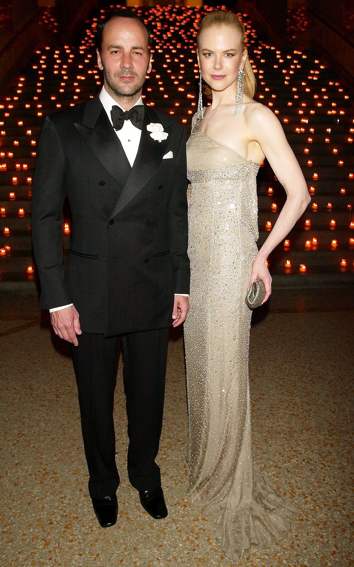 Том Форд и актриса Николь Кидман на гала-вечере Института костюма
