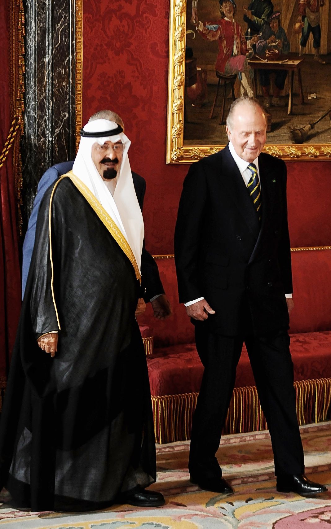 Король Хуан Карлос в ОАЭ. Хуан Карлос 1. Встреча короля. Король переговоров