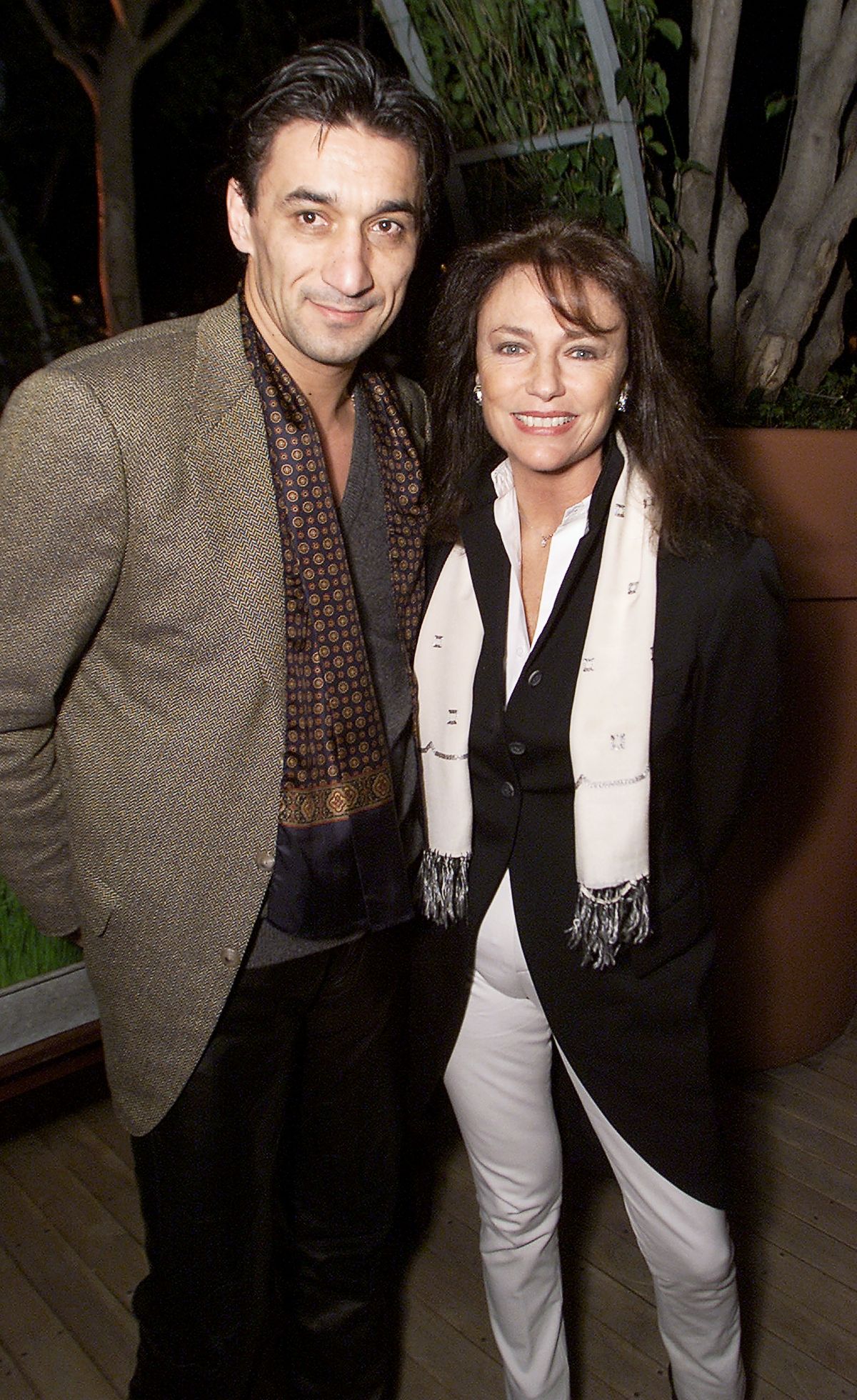 Жаклин Биссетт и Эмин Бозетепе на вечеринке журнала Talk Magazine перед получением Золотого глобуса