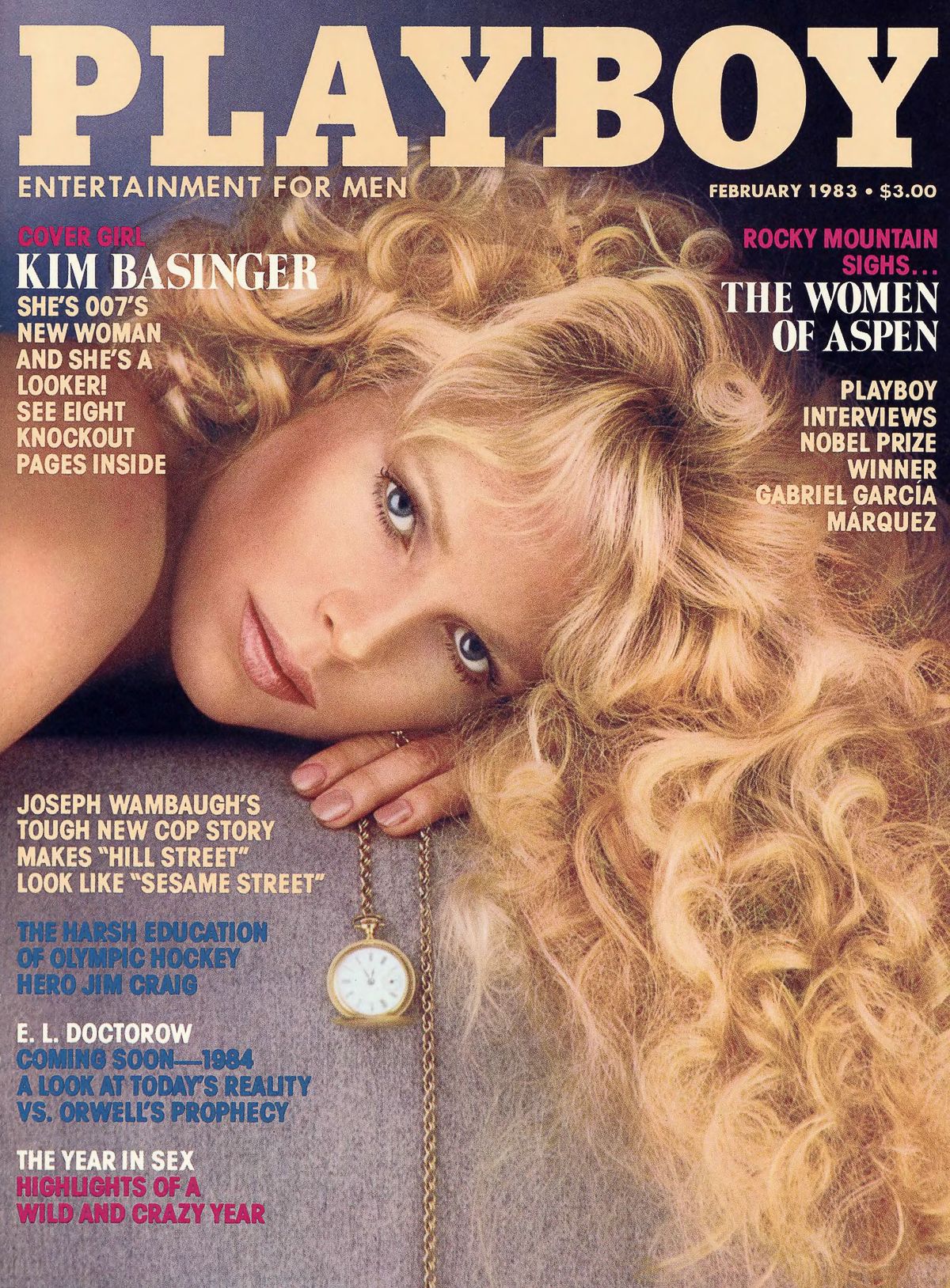 Ким Бейсингер на обложке журнала Playboy