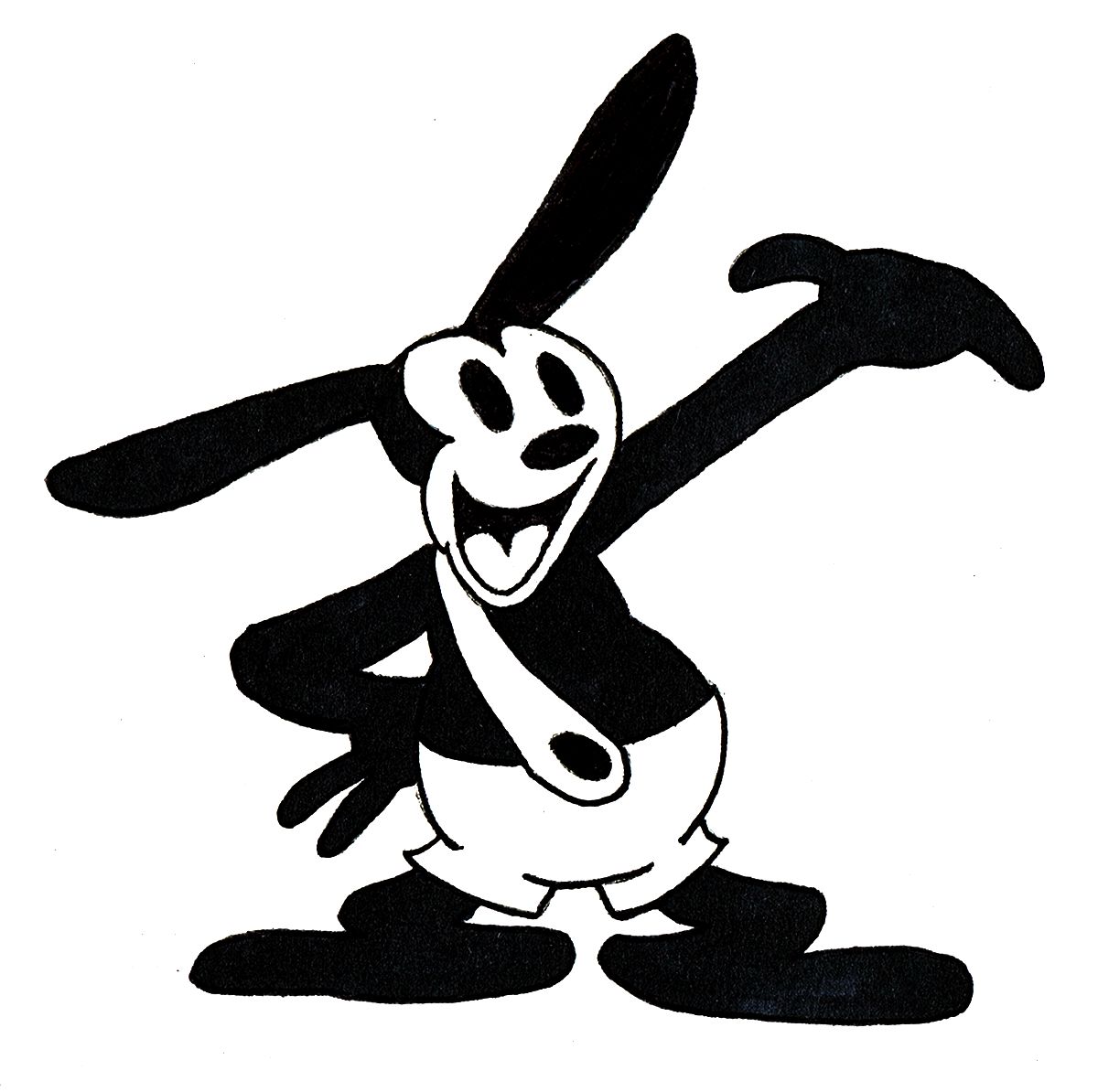 Кролик Освальд, рисунок Уолта Диснея