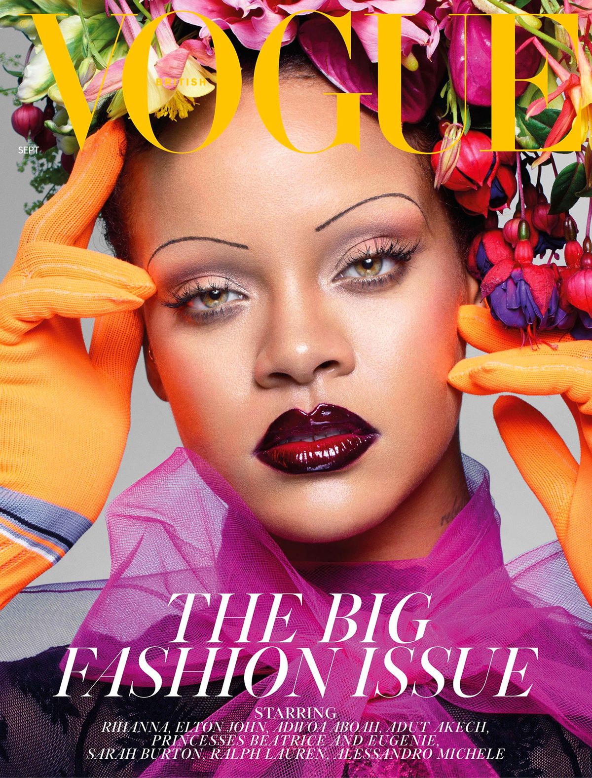 На обложке журнала Vogue British