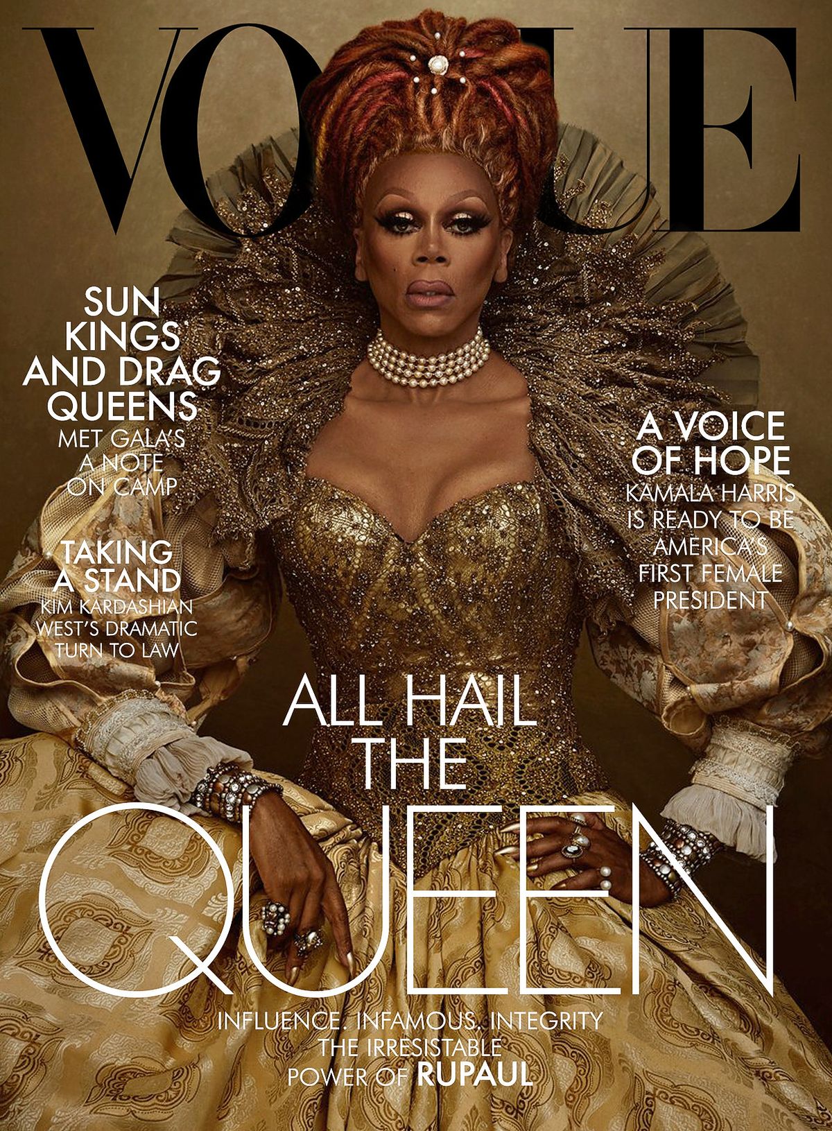Ру Пол на обложке журнала Vogue
