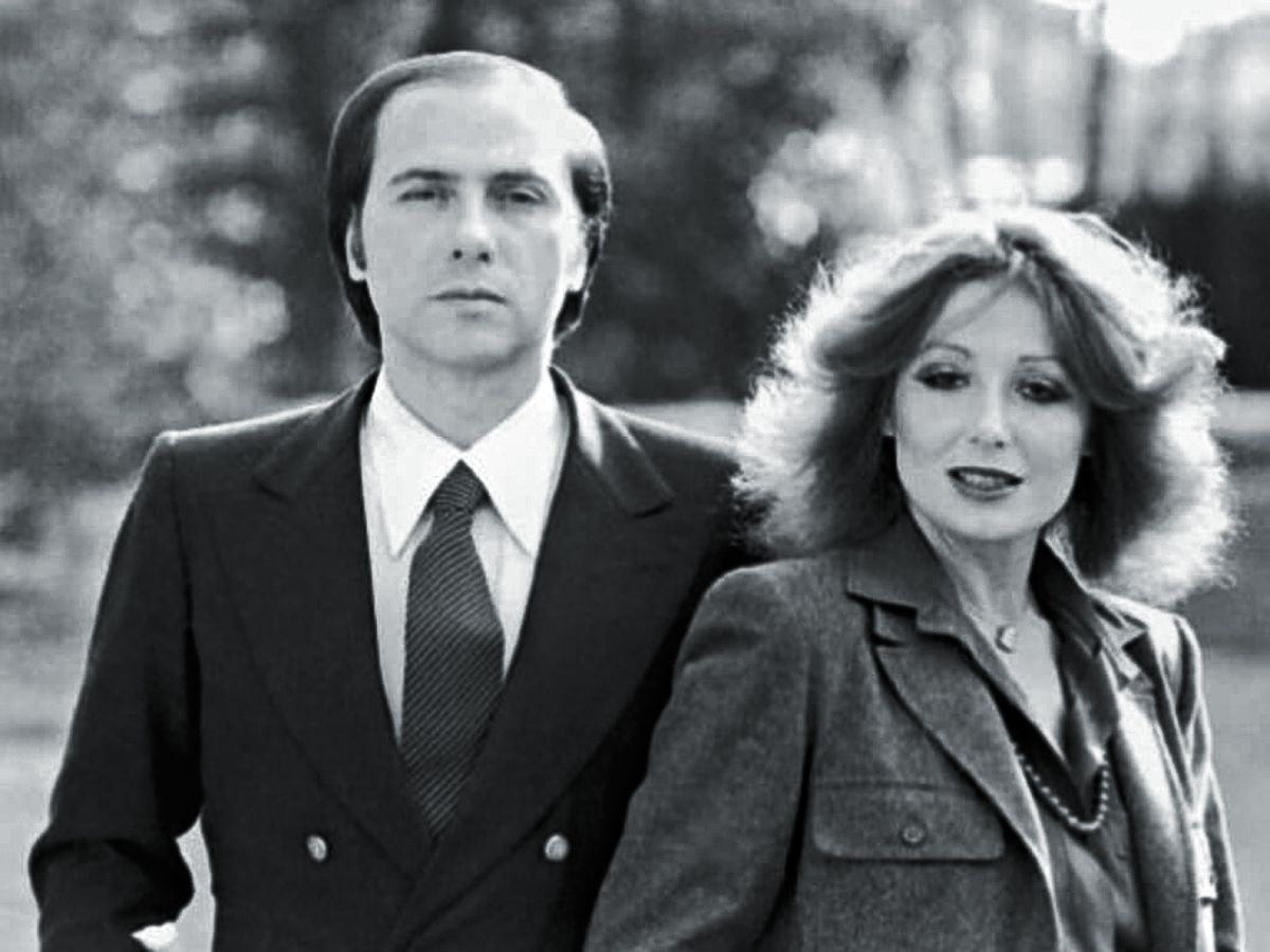 Сильвио Берлускони со своей первой женой Карлой Эльвирой Далл'Ольо