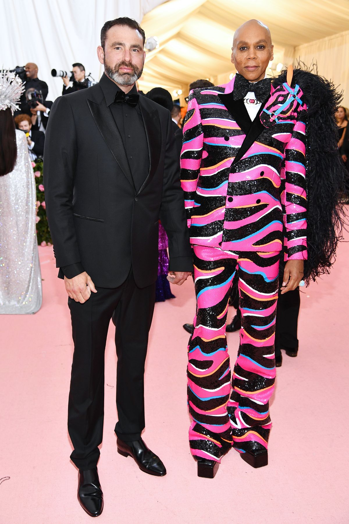 Жорж ЛеБар и Ру Пол на балу Института костюма Met Gala 2019: Notes on Fashion